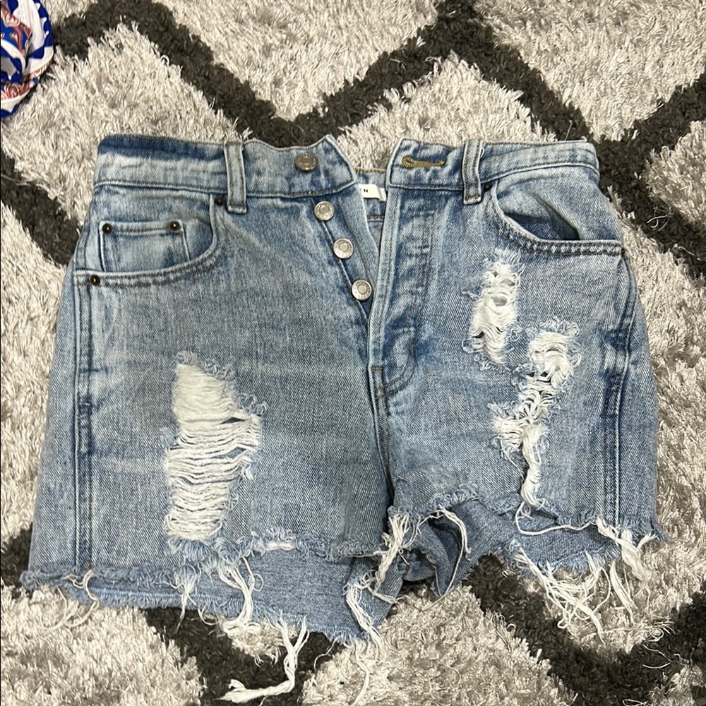 Baggy Denim Women's Shorts